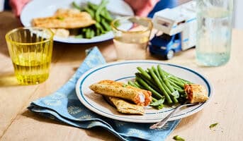 10 Crêpes bolognaise, mozzarella