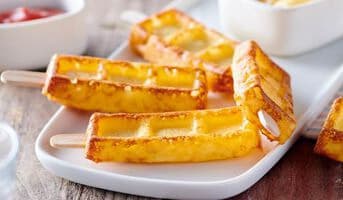 10 Gaufres apéritives, pomme de terre, emmental