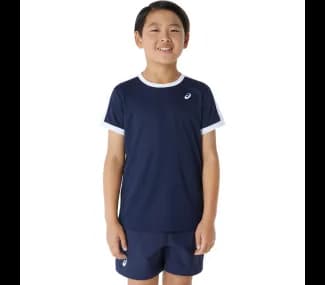 Boys Tennis Ss Top Midnight/Brilliant White