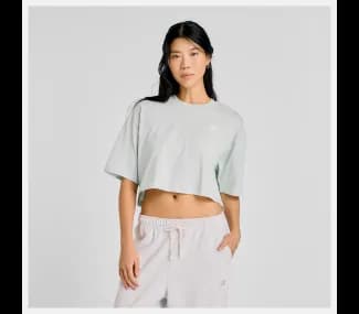 Athletics Flower Oversized Cropped T-Shirt