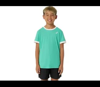 Boys Tennis Ss Top Aurora Green