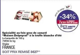 Delpeyrat - spécialité au foie gras de canard