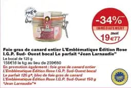 Jean Larnaudie Foie gras de canard entier
