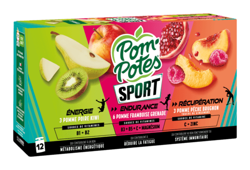 Compotes Sport Energie Endurance et Recuperation Pom'potes