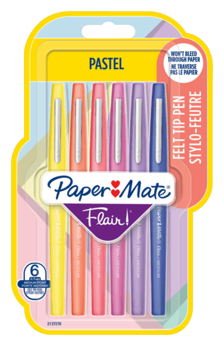 6 Feutres D'écriture Paper Mate