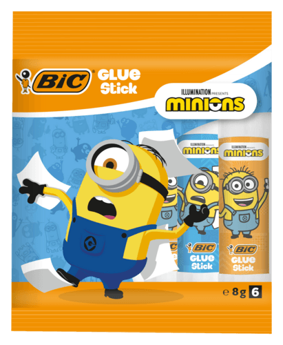 6 Bâtons de Colle Bic les Minions