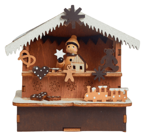 Cabane Marche de Noel Led