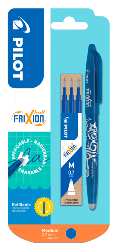 Stylo Roller Frixion Pilot + 3 Recharges
