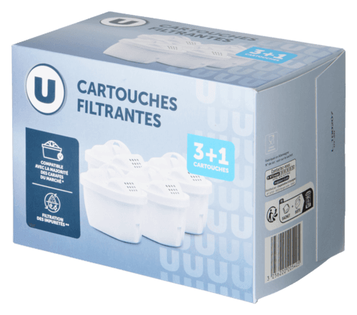 Cartouches Filtrantes U X3 + 1 Offerte
