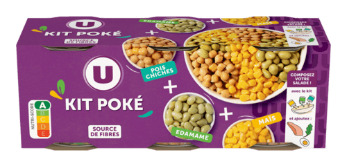 Kit Poke Maïs Pois Chiches Edamame U