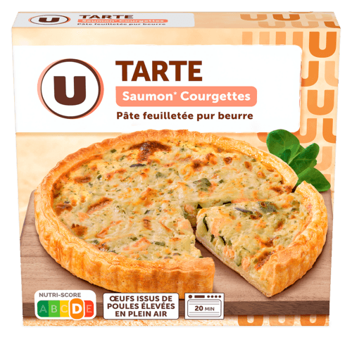 Tarte Saumon Courgettes U