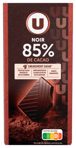 Chocolat Noir 85% de Cacao U