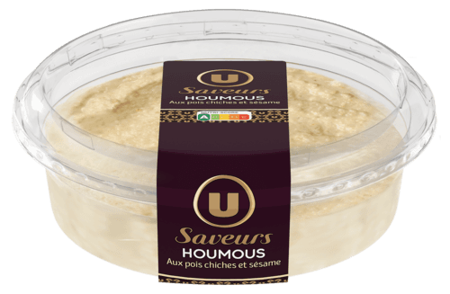 Houmous aux Pois Chiches et Sesame U Saveurs