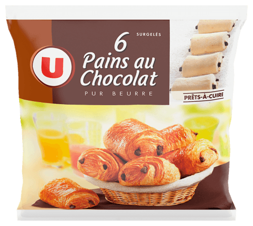 Pains au Chocolat Pur Beurre Surgeles U