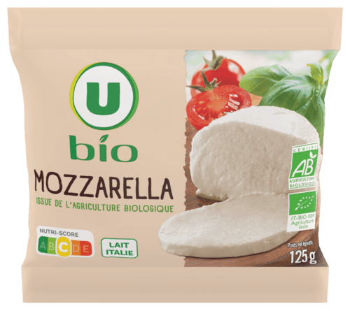 Mozzarella au Lait Pasteurise U Bio