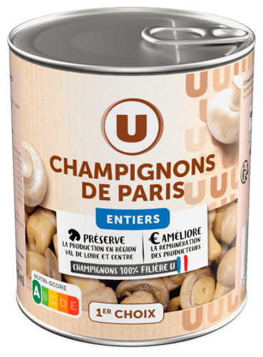Champignons de Paris Entiers U