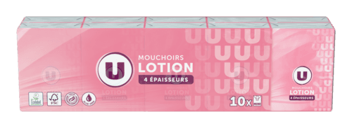 Mouchoirs Lotion U
