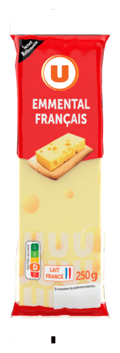 Emmental Francais au Lait Pasteurise U