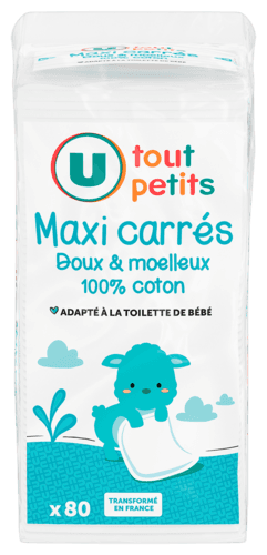 Cotons Maxi Carres U Tout Petits