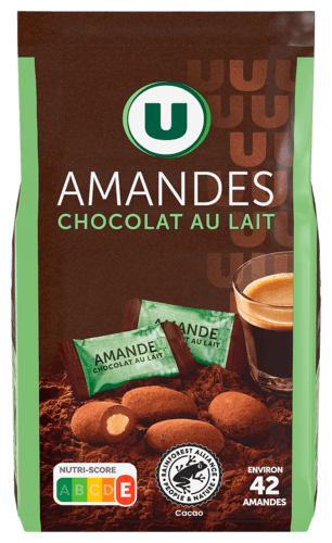 Amandes Chocolat au Lait U