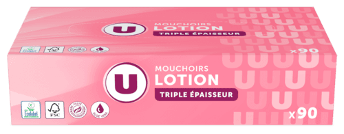 Mouchoirs Lotion U