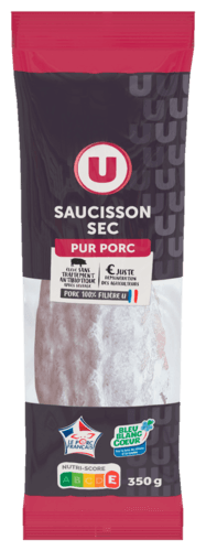 Saucisson Sec Pur Porc U