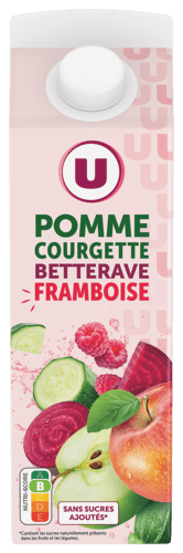 Boisson Pomme Courgette Betterave Framboise U