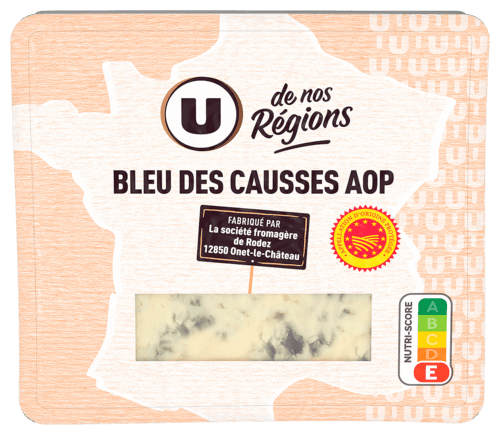 Bleu des Causses Aop au Lait Pasteurise U de Nos Regions