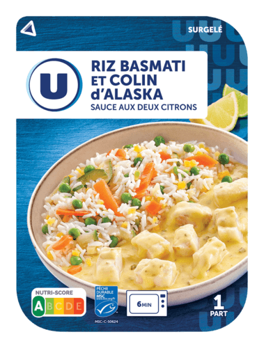 Riz Basmati et Colin D'alaska Surgeles U