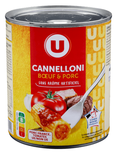 Cannelloni Boeuf & Porc U