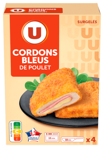 Cordons Bleus de Poulet Surgeles U