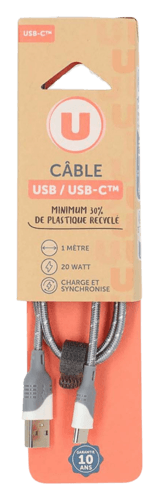 Cable U Usb-C/Usb-A
