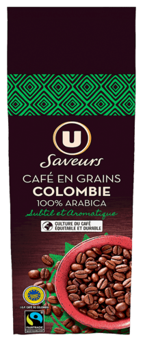 Cafe en Grains Colombie U Saveurs