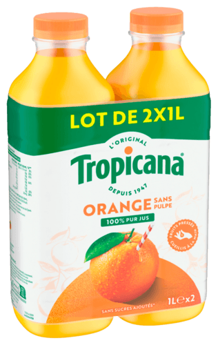Pur Jus D'orange Sans Pulpe Tropicana