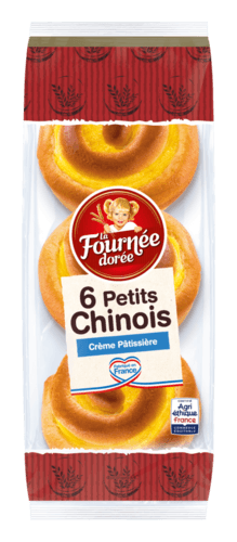 Petits Chinois Individuels A la Creme Patissiere la Fournee Doree