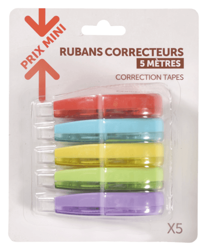 5 Rubans Correcteur Prix Mini