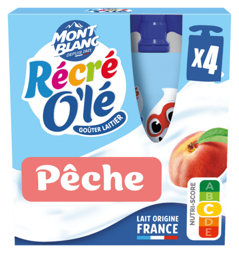 Gouter Laitier Fruits Mixes Peche Recre O'le