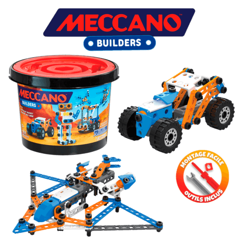 Baril 150 Pieces Meccano Junior