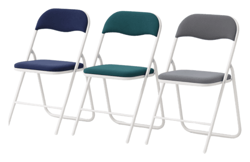 Chaise Pliante Effet Velours