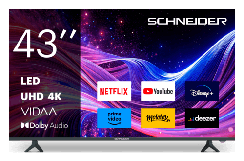 Téléviseur 43" Uhd Schneider