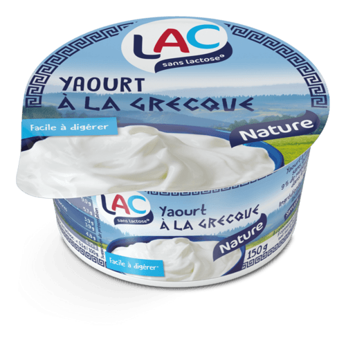 Yaourt Nature A la Grecque Sans Lactose Lac