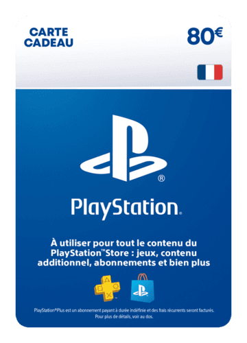 Carte Cadeau Playstation