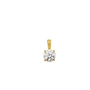 Pendentif Or 375 Millièmes Recyclé et Diamant de Synthèse 1 Carat