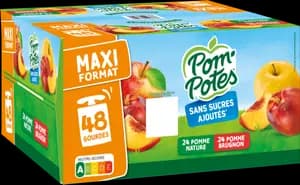 Compote Sans Sucres Ajoutés Pomme Brugnon Pom'potes