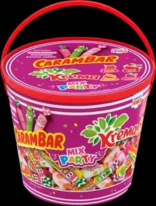 Seau Bonbons Krema Carambar