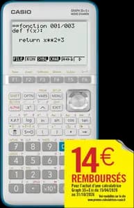 Calculatrice Casio Graph 35+ E Ii