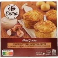 Mini Gratins Pomme De Terre Bolets Et Cepes Carrefour Extra