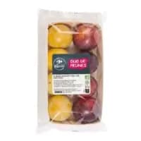 Prunes Duo Rouge Et Jaune Carrefour Le Marche