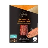 Eminces De Saumon Fume Au Sesame Et Au Pavot Fume Au Bois De Hetre Et Aquaculture Responsable Carref