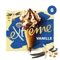 Glaces Cones Vanille Pepites De Nougatine Extreme